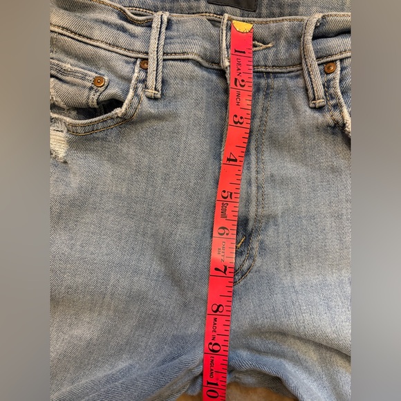 MOTHER Insider Crop Step Fray Jeans In Chatterbox Women’s Size 26 - Picture 14 of 16